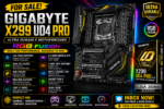 Gigabyte X299 UD4 Pro Ultra Durable RGB Fusion Intel Motherboard - Image 4